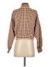 Marled Houndstooth Brown Jacket Size S - photo 2