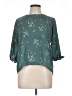 Papermoon Teal 3/4 Sleeve Blouse Size L - photo 1