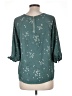 Papermoon Teal 3/4 Sleeve Blouse Size L - photo 2