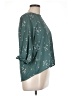 Papermoon Teal 3/4 Sleeve Blouse Size L - photo 4