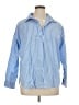 Talbots 100% Cotton Stripes Blue 3/4 Sleeve Button-Down Shirt Size 1X Petite - photo 1