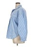 Talbots 100% Cotton Stripes Blue 3/4 Sleeve Button-Down Shirt Size 1X Petite - photo 5