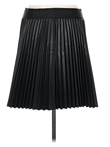 DKNY Faux Leather Skirt (view 2)