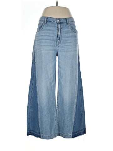 Madewell Wide-Sweep Jeans in Parson Wash: Airy Denim Edition (view 1)