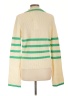 Central Park West Stripes Green Pullover Sweater Size L - photo 2