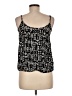 Aqua Black Sleeveless Blouse Size M - photo 2