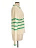 Central Park West Stripes Green Pullover Sweater Size L - photo 4