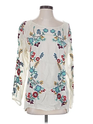 Johnny Was 3/4 Sleeve Blouse (view 1)