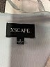 Xscape Solid Silver Cocktail Dress Size 8 - photo 7