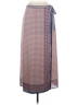 Leon Max 100% Polyester Print Blue Casual Skirt Size S - photo 1