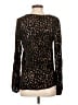 Blu Moon Black Brown Long Sleeve Blouse Size Sm (1) - photo 2