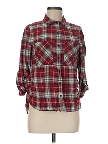 Forever 21 3/4 Sleeve Button-Down Shirt (view 1)