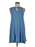 Double Zero Solid Blue Casual Dress Size M - photo 1