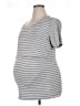 Smallshow Gray Short Sleeve Top Size XL Maternity - photo 1