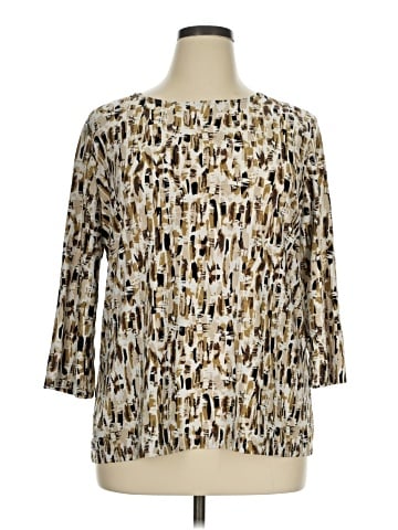 JM Collection 3/4 Sleeve Blouse (view 1)