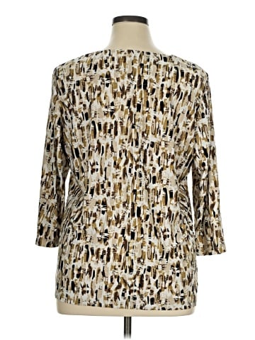 JM Collection 3/4 Sleeve Blouse (view 2)