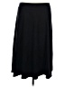 Lands' End Solid Black Casual Skirt Size XL (tall) - photo 1