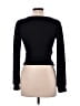Charlotte Russe Black Long Sleeve Top Size L - photo 2