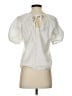 Levi's White Short Sleeve Blouse Size S - photo 2