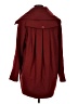 H&M Burgundy Coat Size 8 - photo 2