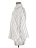 J.Crew 100% Cotton Stripes Ivory 3/4 Sleeve Button-Down Shirt Size S - photo 5
