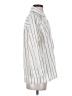 J.Crew 100% Cotton Stripes Ivory 3/4 Sleeve Button-Down Shirt Size S - photo 4