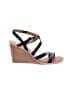 Lucky Brand 100% Leather Tan Wedges Size 8 - photo 1