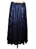 By Anthropologie 100% Polyester Metallic Blue Formal Skirt Size XL - photo 1