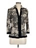 Joseph Ribkoff Floral Black Gold Blazer Size 8 - photo 1