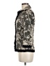 Joseph Ribkoff Floral Black Gold Blazer Size 8 - photo 5