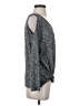Soprano Gray Long Sleeve Top Size XS - photo 4
