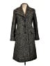 BCBGMAXAZRIA Chevron-herringbone Black Gray Coat Size 10 - photo 1