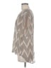 Daniel Rainn Chevron-herringbone Tan Silver Sleeveless T-Shirt Size M - photo 5
