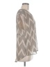 Daniel Rainn Chevron-herringbone Tan Silver Sleeveless T-Shirt Size M - photo 4
