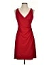 Express 100% Polyester Solid Red Cocktail Dress Size 3 - 4 - photo 1
