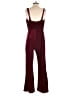 BCBG Paris Solid Burgundy Jumpsuit Size S - photo 2
