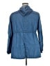 Torrid Solid Blue Denim Jacket Size 2X Plus (2) - photo 2
