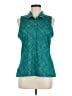 Adidas Teal Sleeveless Blouse Size M - photo 1