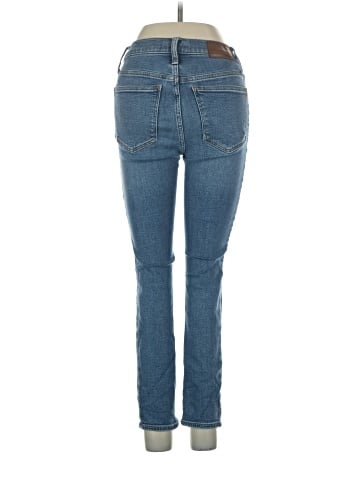Madewell 9" Mid-Rise Skinny Crop Jeans: Button-Front TENCEL&trade; Denim Edition (view 2)