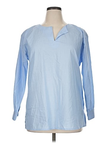 Lands' End 3/4 Sleeve Blouse (view 1)