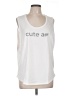 Fabletics White Sleeveless T-Shirt Size L - photo 1