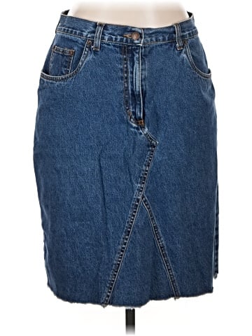 Bill Blass Denim Skirt (view 1)