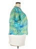 Dana Kay 100% Polyester Tropical Teal Kimono Size 18 - photo 4