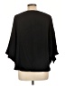 Trina Turk 100% Polyester Black 3/4 Sleeve Blouse Size L - photo 2
