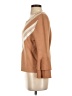 Lucy Paris 100% Viscose Chevron-herringbone Tan Pullover Sweater Size S - photo 5