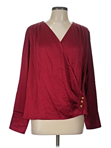 Donna Karan New York Long Sleeve Blouse (view 1)