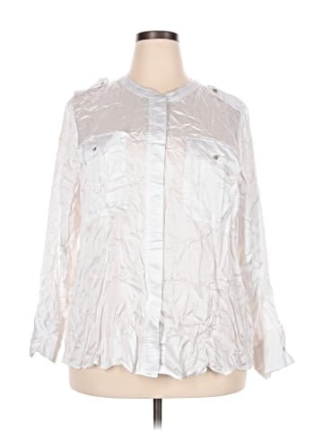Lane Bryant Long Sleeve Blouse (view 1)