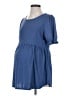 Pink Blush 100% Polyester Blue Casual Dress Size Med Maternity - photo 1