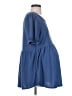 Pink Blush 100% Polyester Blue Casual Dress Size Med Maternity - photo 4