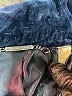 Sigrid Olsen 100% Cotton Blue Jacket Size L - photo 6